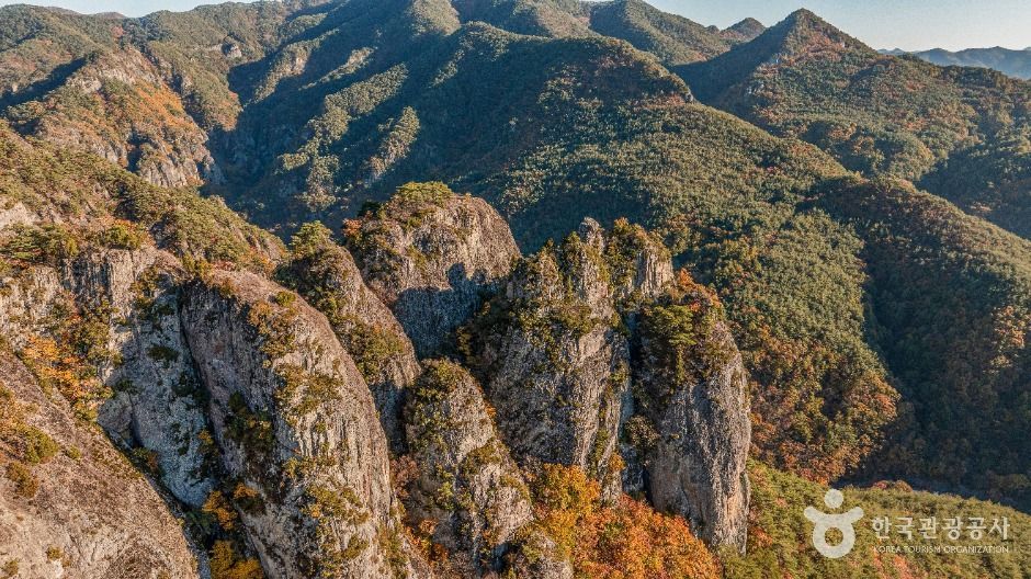 주왕산국립공원의 관람 공간 자료 사진