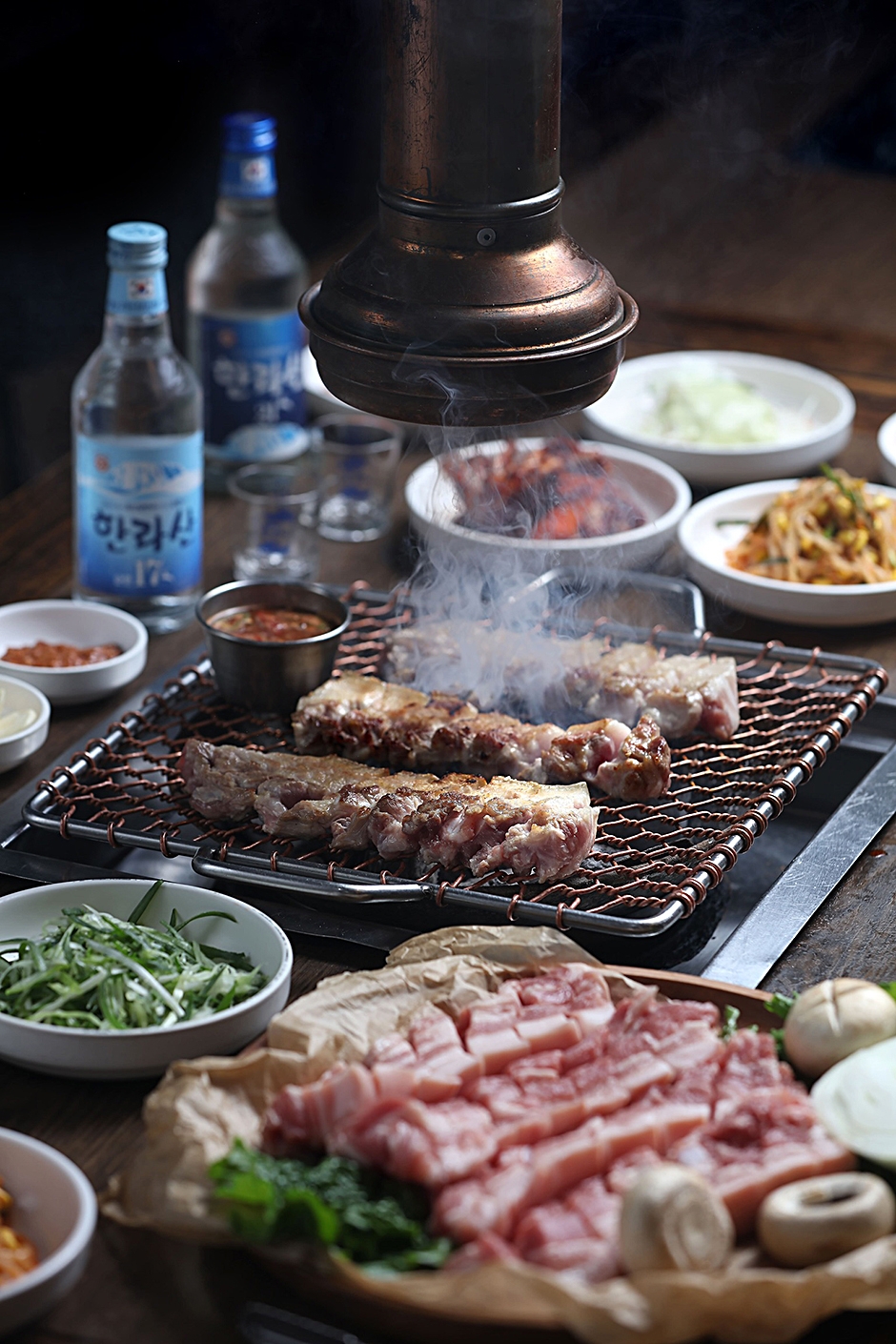 포도원흑돼지의 매장·메뉴 자료 사진