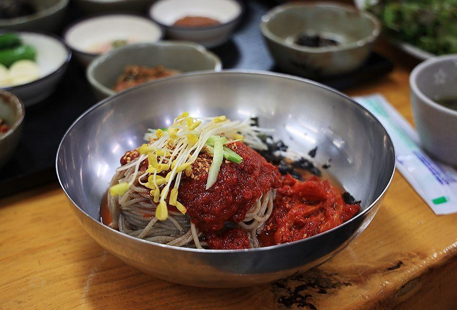 정선메밀촌막국수의 비빔막국수